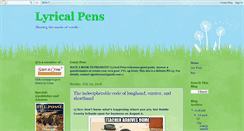 Desktop Screenshot of lyricalpens.com